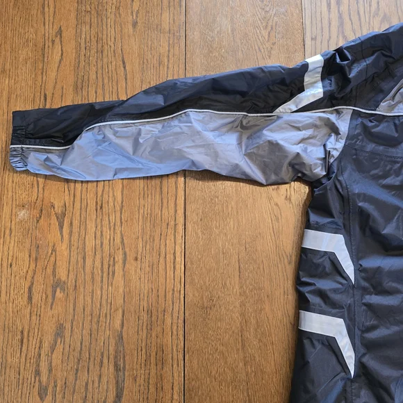 Harley-Davidson Black and Gray Windbreaker Jacket - Picture 7 of 14